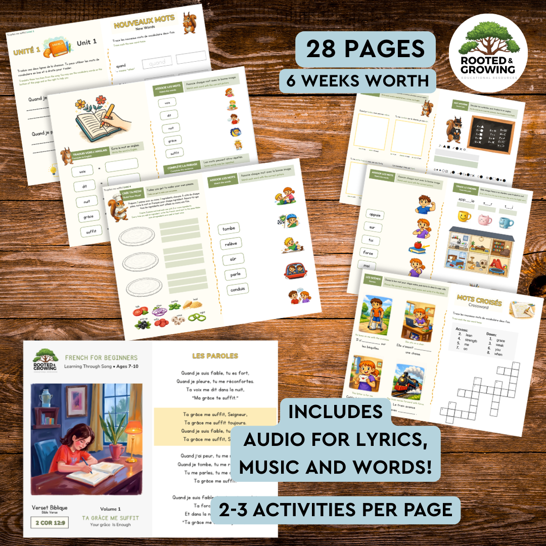 Your Grace Is Enough. French for Beginners through Song