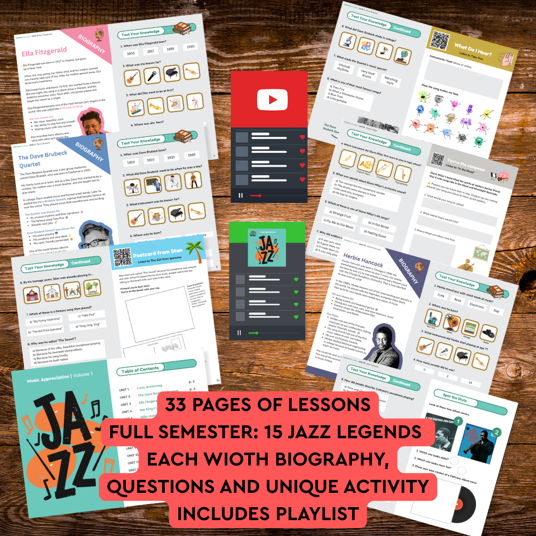 Music Appreciation for Kids. Volume 1. Jazz Legends