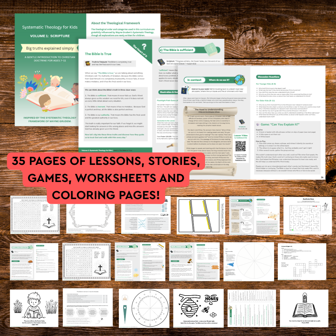 Systematic Theology for Kids. Volume 1. Scripture